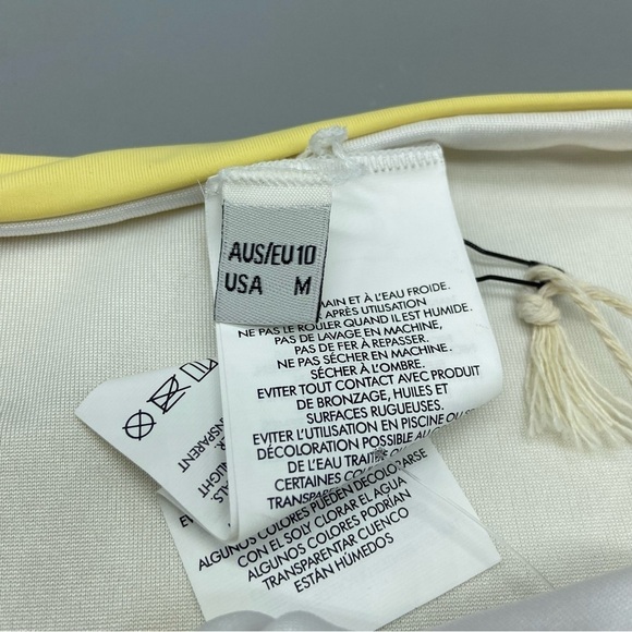 New! Free People x rhythm swim ring itsy pant bikini bottom lemon 1910 - Picture 7 of 11